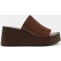 Eugene Leather Platform Mules