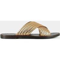 Witch Flat Leather Mules