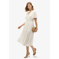 Ibiza Mid-Length Dress with Short Sleeves
