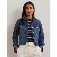 Button-Down Denim Jacket, Long Sleeves