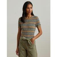 Crew Neck Jumper with Short Sleeves