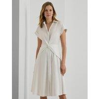 Short Sleeve Wrapover Dress