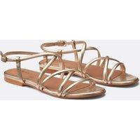 Wapo Leather Flat Sandals