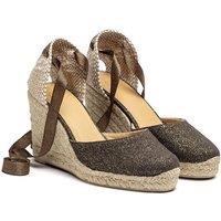 Carina Iridescent Wedge Espadrilles