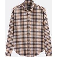 Checked Flannel Shirt in Wool Blend