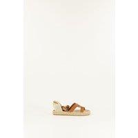 Espadrilles Sandals with Leather