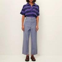 Bay Cruise Ankle Grazer Straight Jeans with High Waist