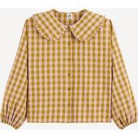 Gingham Check Shirt with Long Sleeves