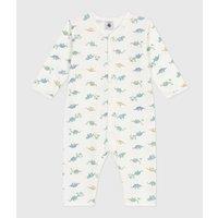 Dinosaur Print Cotton Sleepsuit Without Feet