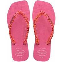 Slim Fit Square Boho Flip-Flops