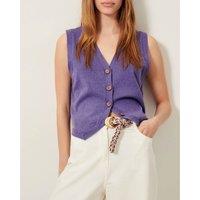 Sleeveless V-Neck Cardigan, Giancarlo