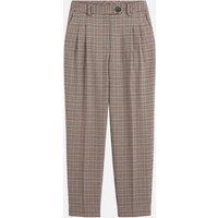Checked Cigarette Trousers