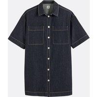 Signature Sara Mini Dress in Denim Loose Fitting