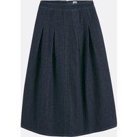 Denim Midi Full Skirt