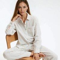 lonore 2 Piece Striped Cotton Muslin Pyjamas