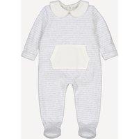 Striped Pyjamas with Peter Pan Collar in Velour and Customisable