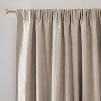Elba Blackout Curtain in Linen with Gathers