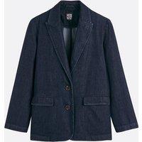 Straight Fit Denim Blazer