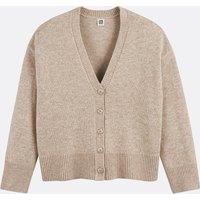 Wool Cardigan in Chunky Knit