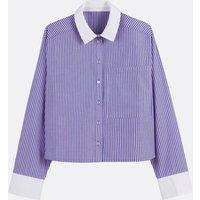 Striped Short Oversize Shirt