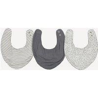 Pack of 3 Bandana Bibs in Cotton Muslin/Towelling