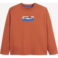 Oversize Printed T-Shirt with Long Sleeves