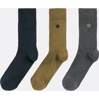 Pack of 3 Pairs of Embroidered Socks