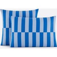 Tabaka Blue Pillowcase in 50% Recycled Cotton