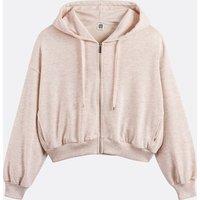 Short Zip-Up Hoodie
