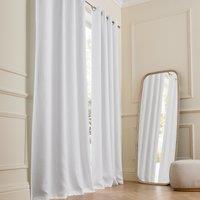 Private Washed Linen Curtain with Eyelet Header