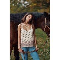 Dalia Printed Draping Cami
