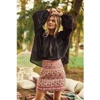 Blazie Cotton Gathered Blouse in Loose Fit