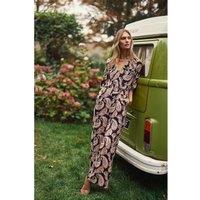 Liana Paisley Print Jumpsuit