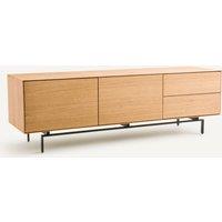 Oreko Oak Veneer TV Cabinet