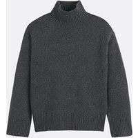 Large Knit Wool Turtleneck Jumper