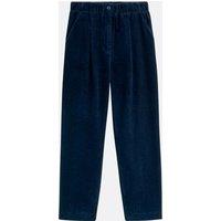 High Waist Carrot Trousers in Corduroy