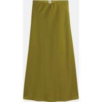 Maxi Skirt with Satin Finish