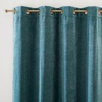 Calda Curtain in Velvet Look Chenille with Eyelets
