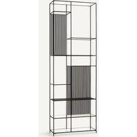 Rectiligne Metal & Glass Bookcase