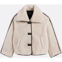 Fluffy Short Buttoned Coat