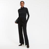 Straight Trousers with High Waist