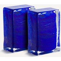 Set of 2 Diafani Glass Bookends