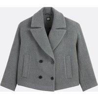 Short Pea Coat with Button Fastening with Winter Style