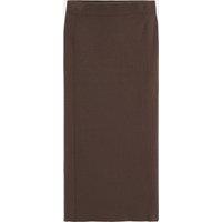 Knitted Straight Maxi Skirt