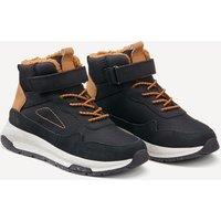 Kids Outdoor High Top Trainers with Elasticated Laces