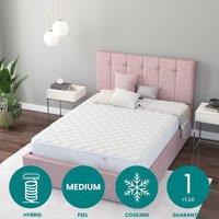 Aspire Essentials Diamond Cool-Touch Memory Foam Hybrid Mattress