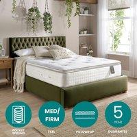 Aspire Luxury 5000 Pocket Climate Cool Wool Pillowtop Mattress