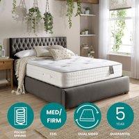 Aspire Luxury 7000 Pocket Climate Cool Dual Sided Natural Wool Mattress