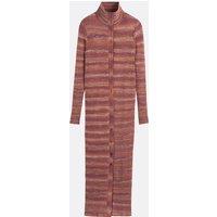 Striped Jumper Dress with Long Sleeves