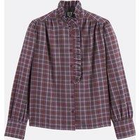 Signatures Charlne Checked Shirt with Victorian Collar